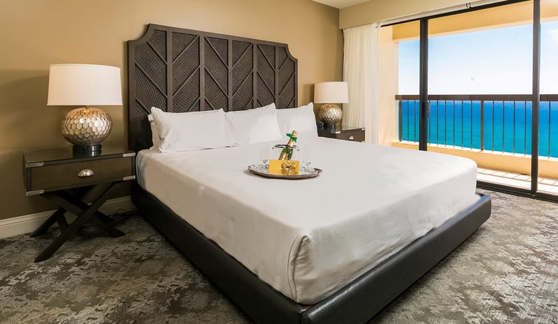 Aston Waikiki Beach Tower - Two  Bedroom Ocean Front - Master Bedroom